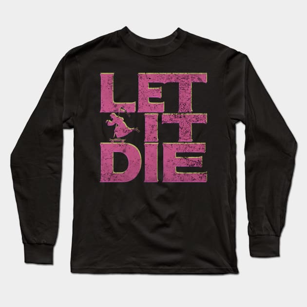 LET IT DIE LOGO 3-D (Pink) Long Sleeve T-Shirt by TheReverie